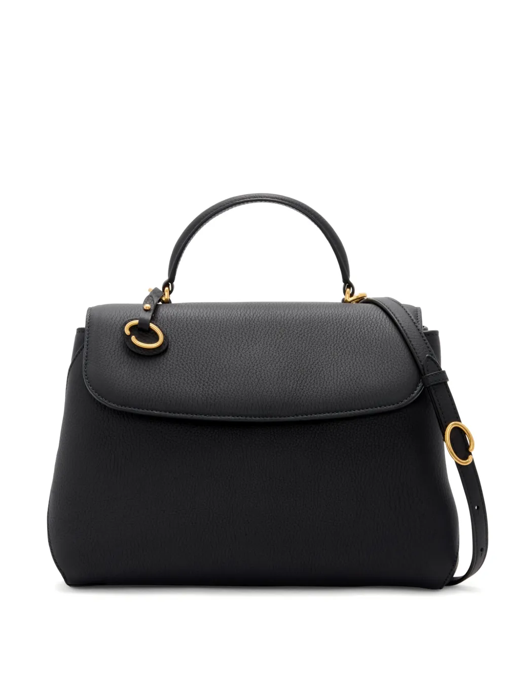 Сумка The Poppy с верхней ручкой Oscar de la Renta, черный 
Сумка The Poppy с верхней ручкой Oscar de la Renta, черный