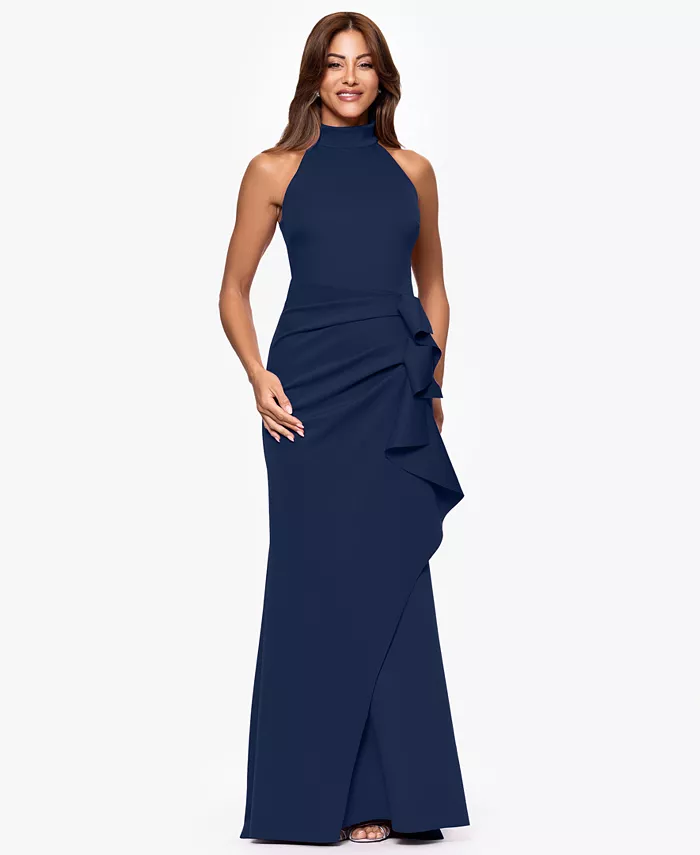 Женское платье с рюшами без рукавов из ткани scuba, силуэт "fit & flare" XSCAPE, синий
Женское платье с рюшами без рукавов из ткани scuba, силуэт "fit & flare" XSCAPE, синий