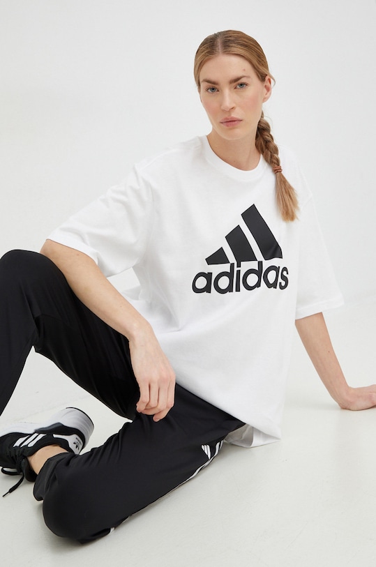 Футболка хлопковая Essentials Adidas, белый
Футболка хлопковая Essentials Adidas, белый