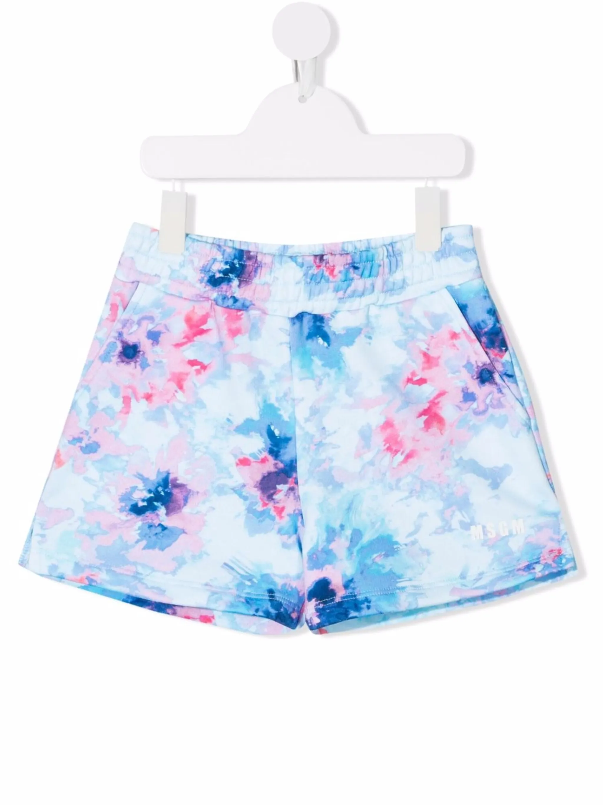 Шорты с принтом тай-дай Msgm Kids, синий
Шорты с принтом тай-дай Msgm Kids, синий