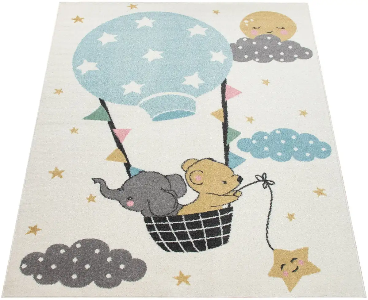 Детский ковер Paco Home "Nino 883", прямоугольный, игровой коврик, короткий ворс, мотив облаков, звезд и животных, детская комната 240х340 см, цвет creme
Детский ковер Paco Home "Nino 883", прямоугольный, игровой коврик, короткий ворс, мотив облаков, звезд и животных, детская комната 240х340 см, цвет creme