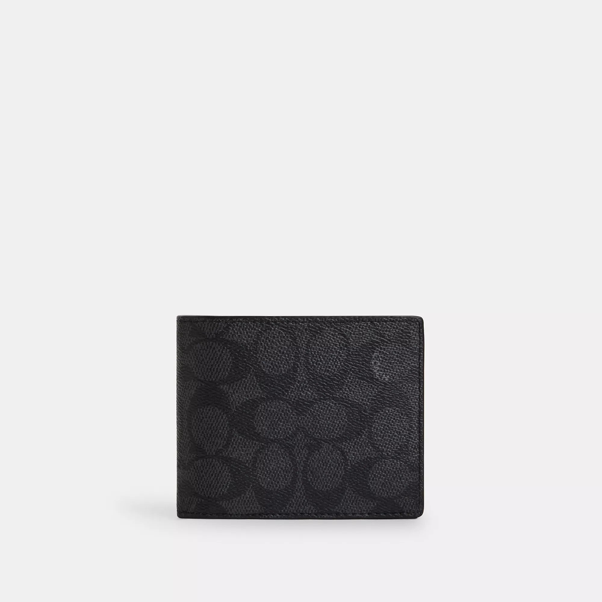 Кошелек Coach Outlet 3 в 1 из фирменной ткани, угольно-черный
Кошелек Coach Outlet 3 в 1 из фирменной ткани, угольно-черный
