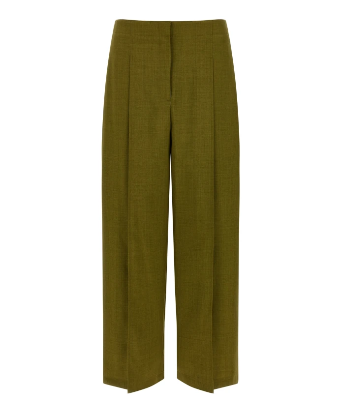 Брюки с глубокими складками из городской саржи Theory, зеленый
Брюки с глубокими складками из городской саржи Theory, зеленый