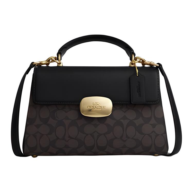 Сумка кроссбод Eliza из искусственной кожи большого размера черная COACH, подарочный набор (базовый комплект + черная коробка)
Сумка кроссбод Eliza из искусственной кожи большого размера черная COACH, подарочный набор (базовый комплект + черная коробка)