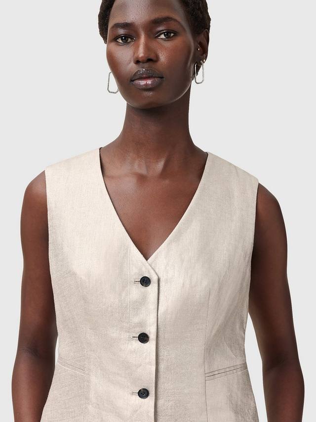 Жилет Averie Pure Linen AllSaints, Silver Grey
Жилет Averie Pure Linen AllSaints, Silver Grey