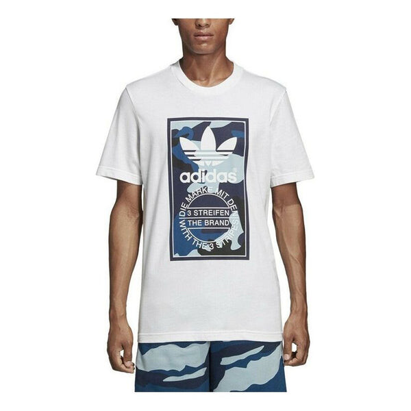 Футболка originals athleisure casual sports round neck printing short sleeve white Adidas, белый
Футболка originals athleisure casual sports round neck printing short sleeve white Adidas, белый