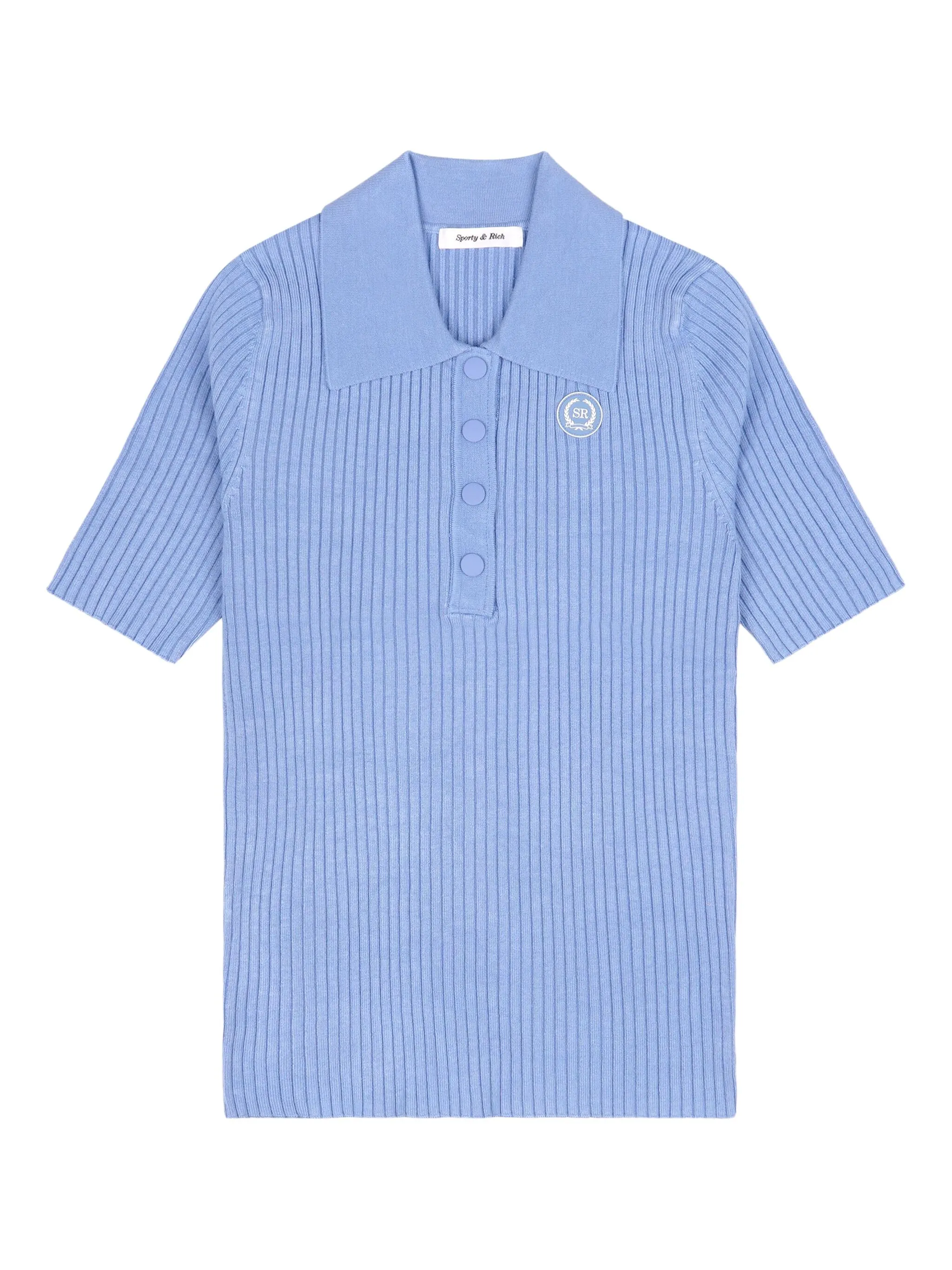Рубашка поло с нашивкой-логотипом Sporty & Rich, синий
Рубашка поло с нашивкой-логотипом Sporty & Rich, синий