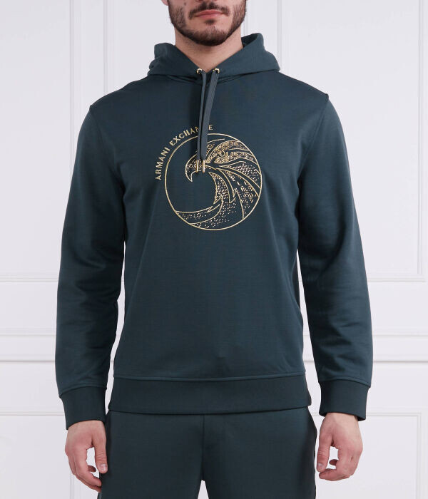 Толстовка Armani Exchange Regular Fit, зеленый / золотой
Толстовка Armani Exchange Regular Fit, зеленый / золотой