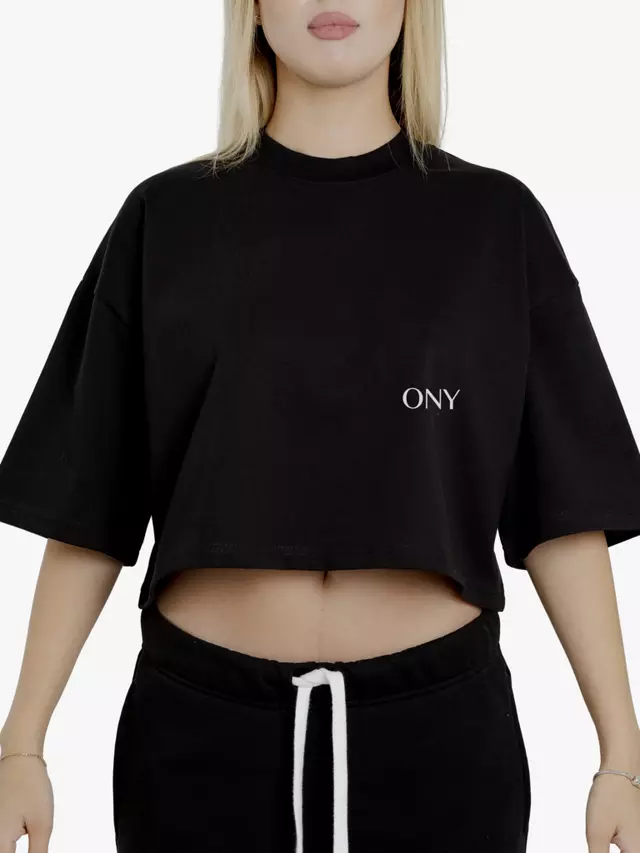 Футболка Ony Cropped Logo, черный
Футболка Ony Cropped Logo, черный