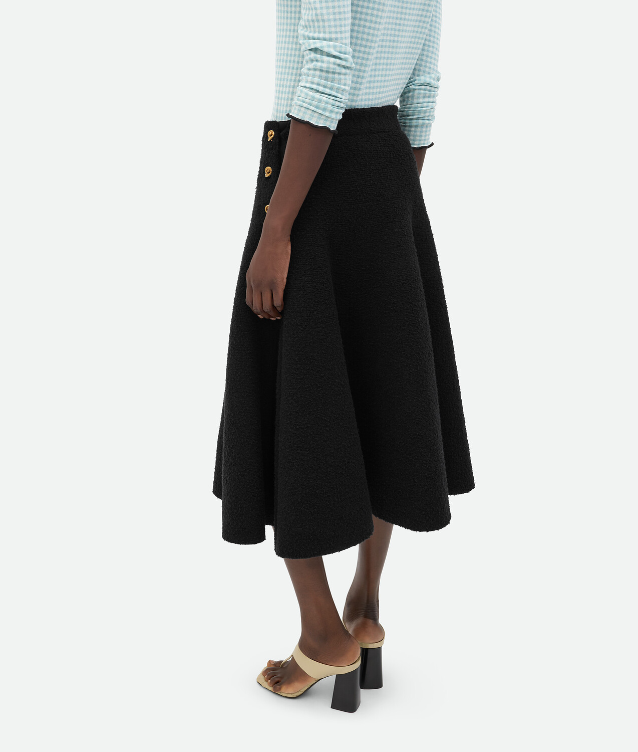 Юбка из шерсти букле Bottega Veneta, черный
Юбка из шерсти букле Bottega Veneta, черный