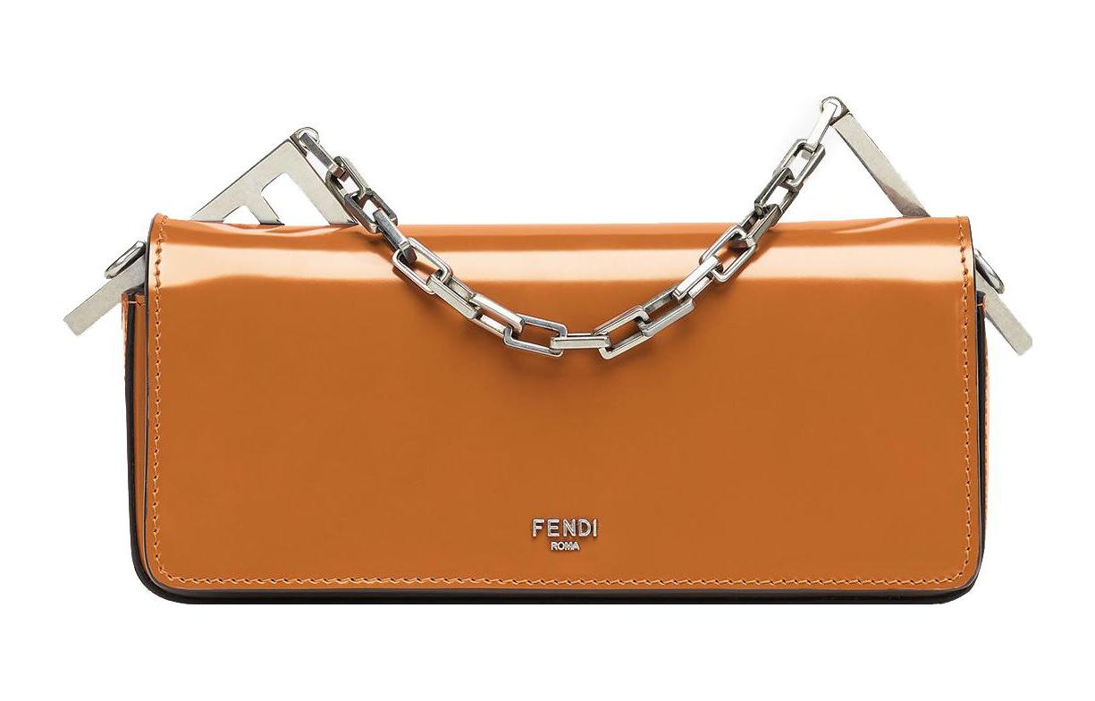 Мини-сумка из телячьей кожи женская коричневая FENDI
Мини-сумка из телячьей кожи женская коричневая FENDI