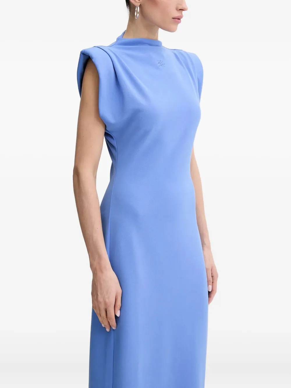 Платье миди с подкладкой на плечах KARL LAGERFELD, синий
Платье миди с подкладкой на плечах KARL LAGERFELD, синий
