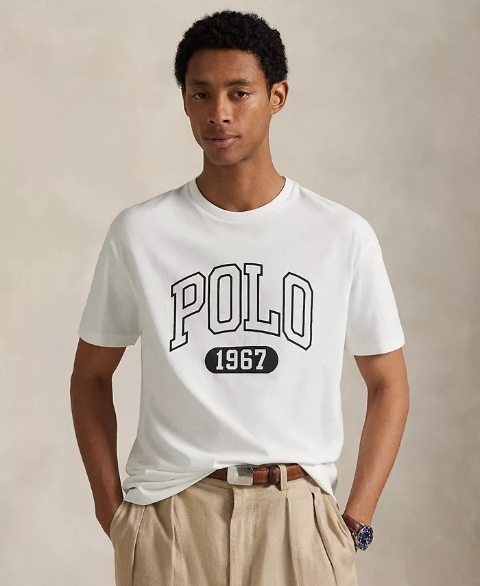 Мужская футболка с принтом Classic-Fit из джерси Polo Ralph Lauren, белый
Мужская футболка с принтом Classic-Fit из джерси Polo Ralph Lauren, белый