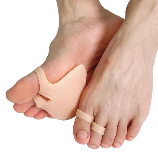 Гелевые плюсневые подушечки на два пальца стопы телесного цвета, амортизирующие чехлы на плюсну., FootService
Гелевые плюсневые подушечки на два пальца стопы телесного цвета, амортизирующие чехлы на плюсну., FootService
