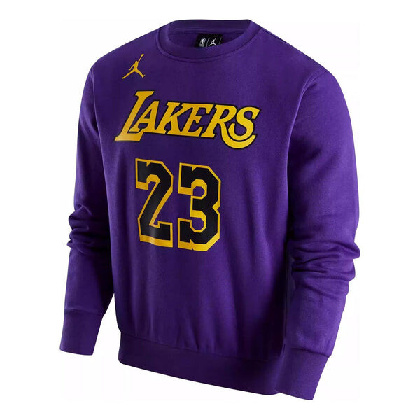 Толстовка Hoodies x nba la lakers statement edition Air Jordan, фиолетовый 
Толстовка Hoodies x nba la lakers statement edition Air Jordan, фиолетовый