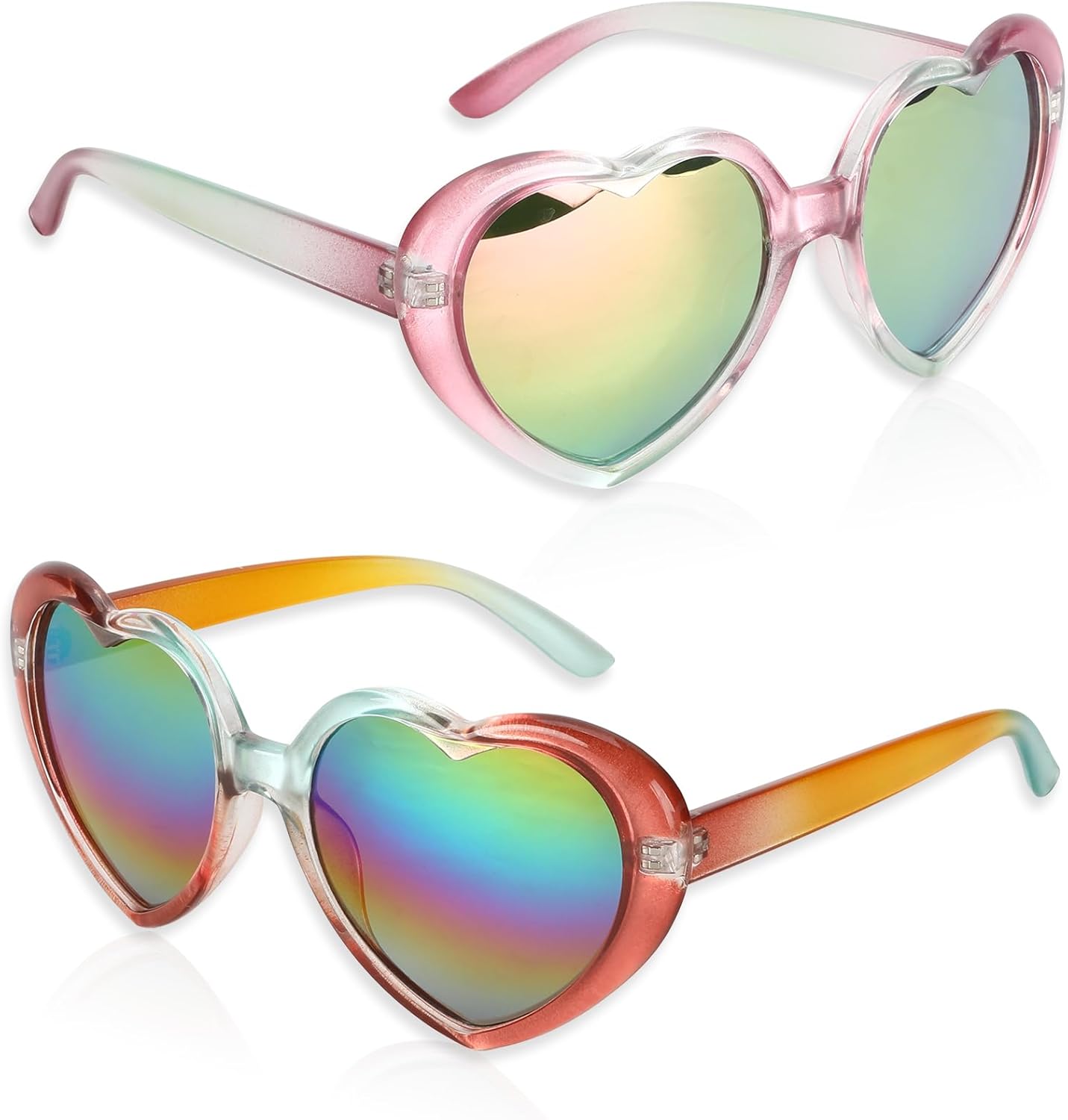 Солнцезащитные очки в форме сердца для женщин, винтажные модные аксессуары, очки с защитой от УФ-излучения UV400 в форме сердца, солнцезащитные очки для повседневного ношения Deovige, Rainbow
Солнцезащитные очки в форме сердца для женщин, винтажные модные аксессуары, очки с защитой от УФ-излучения UV400 в форме сердца, солнцезащитные очки для повседневного ношения Deovige, Rainbow