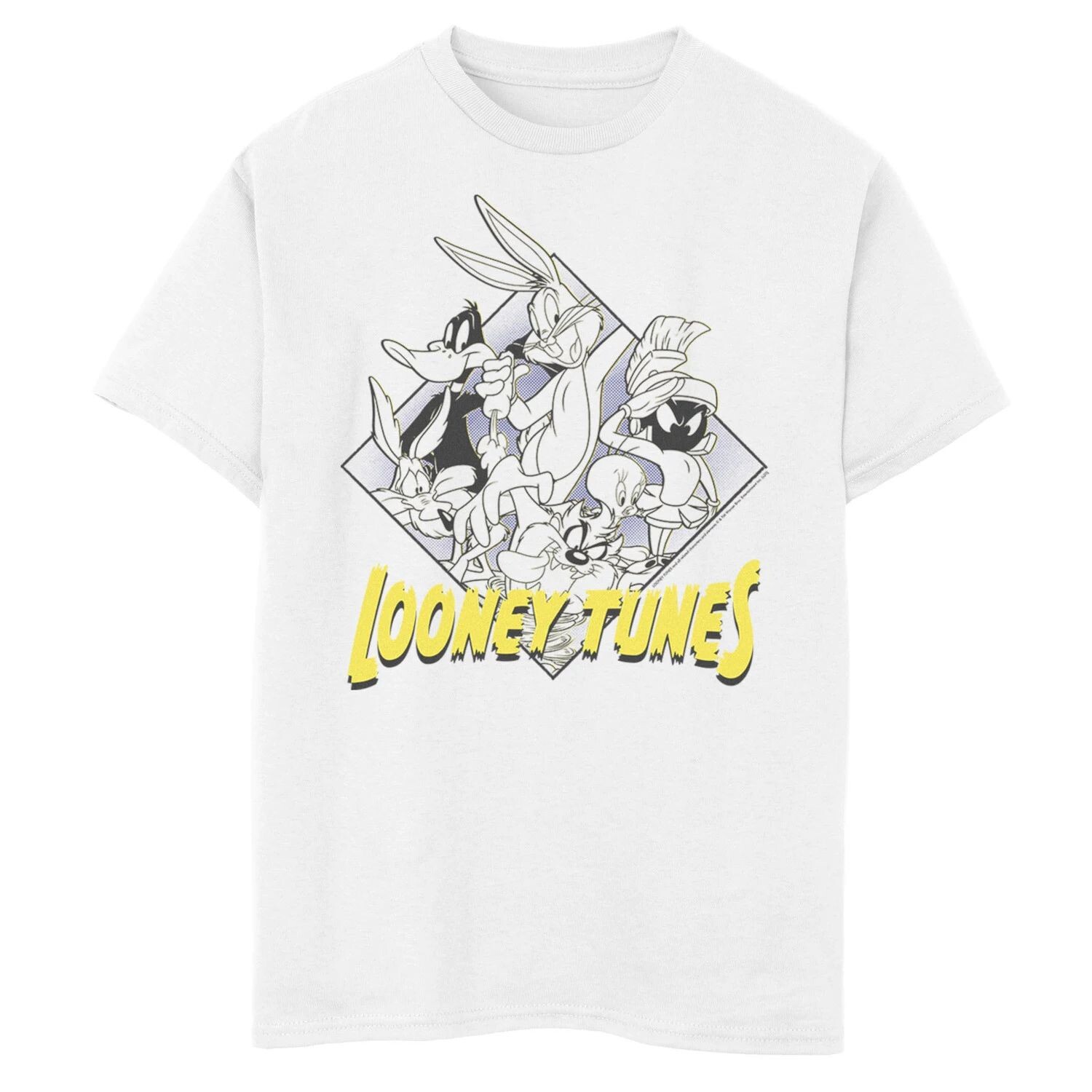 Футболка с контурным рисунком для мальчиков 8–20 лет Looney Tunes Group Shot Licensed Character, белый
Футболка с контурным рисунком для мальчиков 8–20 лет Looney Tunes Group Shot Licensed Character, белый