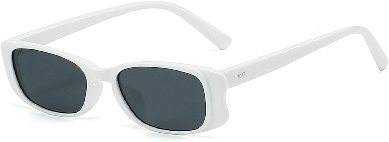 Модные солнцезащитные очки в узкой прямоугольной оправе для женщин, ретро-очки в овальной форме, модные маленькие очки с защитой от УФ-излучения UV400 mincl, White Black
Модные солнцезащитные очки в узкой прямоугольной оправе для женщин, ретро-очки в овальной форме, модные маленькие очки с защитой от УФ-излучения UV400 mincl, White Black