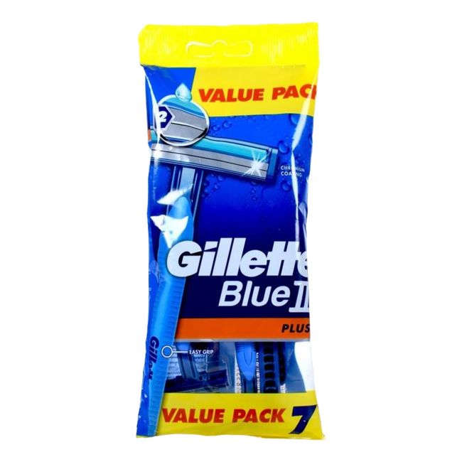 Одноразовые бритвы Blue 2 plus (7 шт.) Gillette
Одноразовые бритвы Blue 2 plus (7 шт.) Gillette