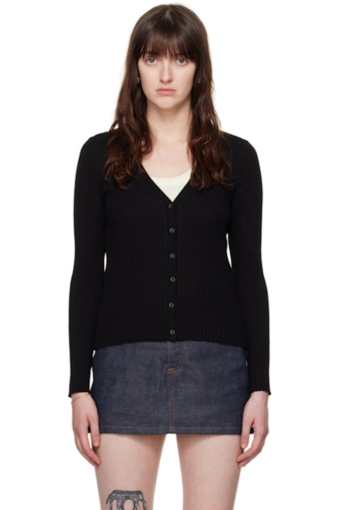 Черный - Кардиган янтарного цвета Katie Holmes Edition A.P.C. 
Черный - Кардиган янтарного цвета Katie Holmes Edition A.P.C.