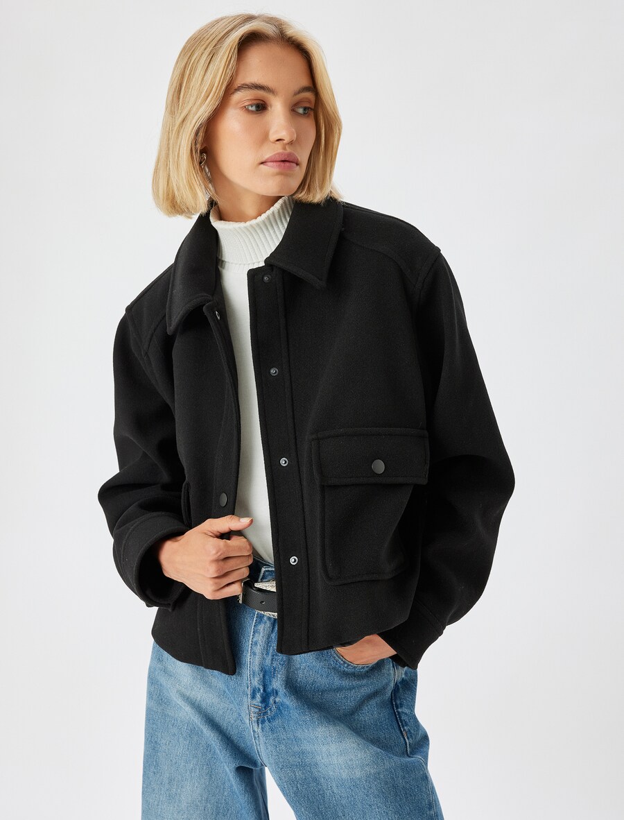 Пальто межсезонное Koton, черный
Пальто межсезонное Koton, черный