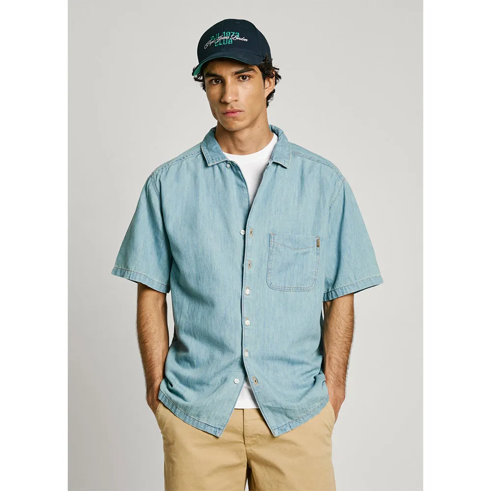 Рубашка с коротким рукавом Pepe Jeans Mace Tint, синий
Рубашка с коротким рукавом Pepe Jeans Mace Tint, синий