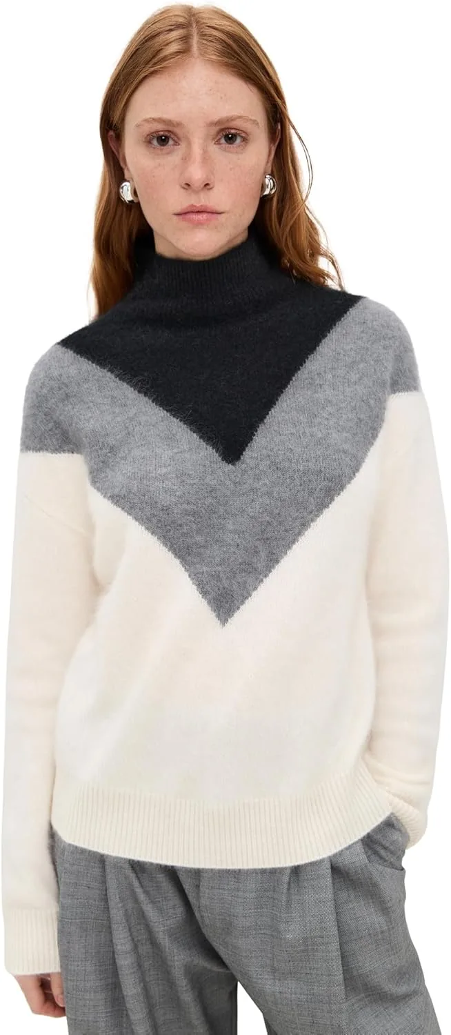 Свитер женский Theory из кашемира с узором шеврон
Свитер женский Theory из кашемира с узором шеврон