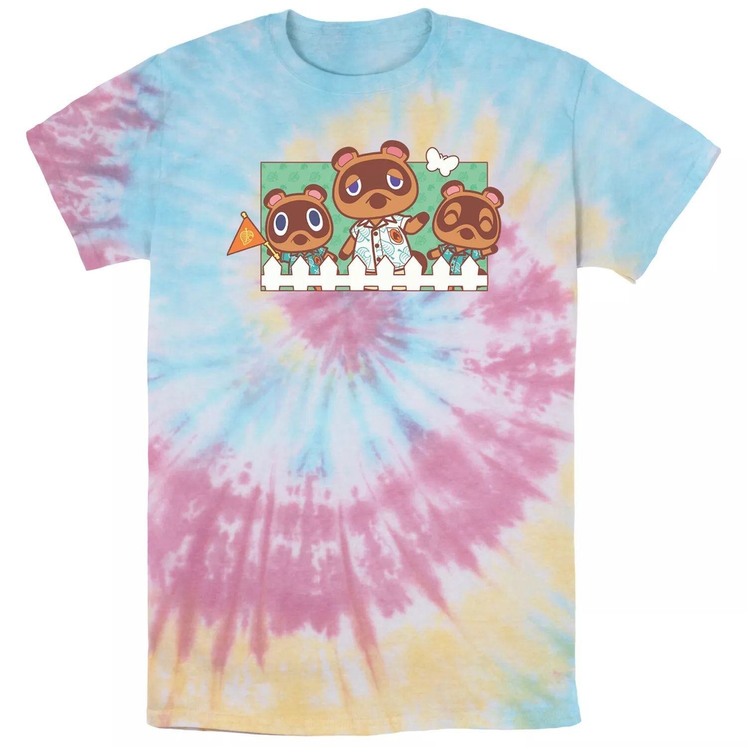 Мужская футболка с графическим рисунком Nintendo Animal Crossing New Horizons Nook Family Tie Dye Licensed Character
Мужская футболка с графическим рисунком Nintendo Animal Crossing New Horizons Nook Family Tie Dye Licensed Character