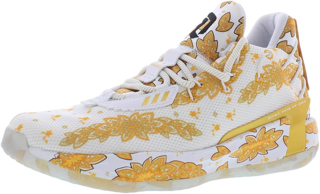 Кроссовки adidas Unisex Adult Dame 7, белый/черный/золотой
Кроссовки adidas Unisex Adult Dame 7, белый/черный/золотой