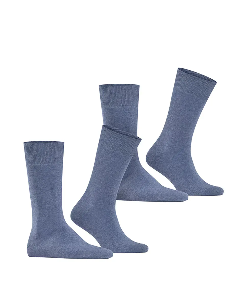 Двойная упаковка мужских однотонных хлопковых носков Burlington, индиго/синий
Двойная упаковка мужских однотонных хлопковых носков Burlington, индиго/синий