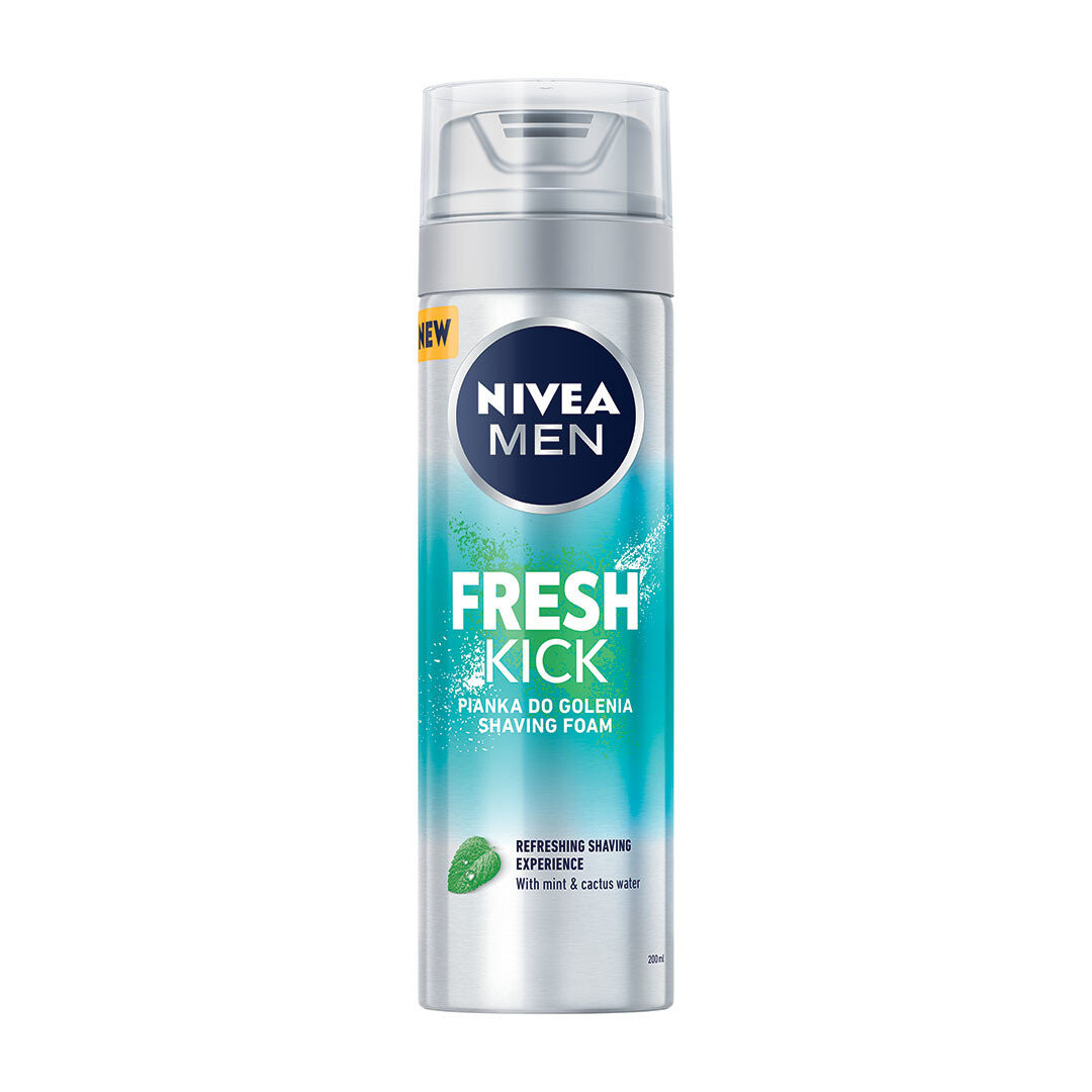 Nivea, Men Fresh Kick освежающая пенка 200мл
Nivea, Men Fresh Kick освежающая пенка 200мл