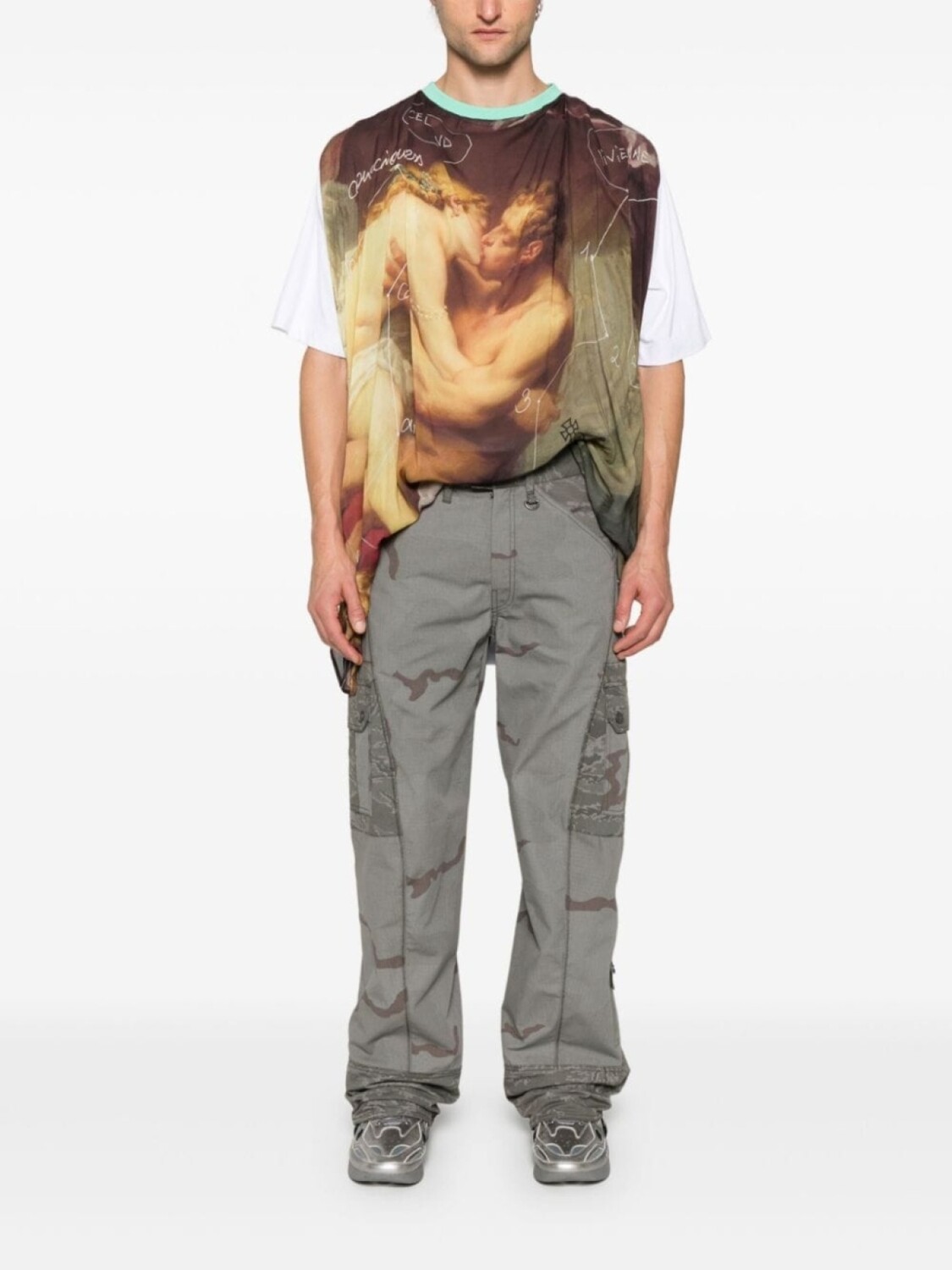 Брюки карго Marine Serre Regenerated Camo, серый
Брюки карго Marine Serre Regenerated Camo, серый