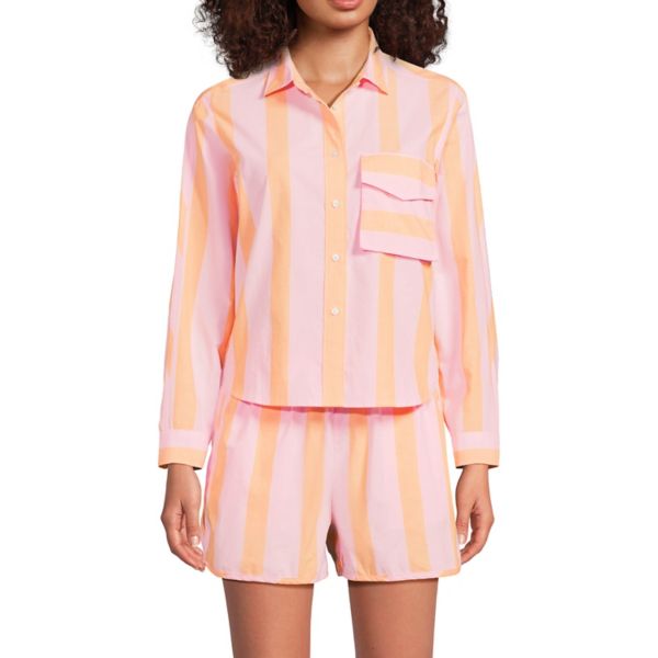 Женский пижамный комплект из 2 предметов: верх и шорты Lands' End, цвет rose pink stripe
Женский пижамный комплект из 2 предметов: верх и шорты Lands' End, цвет rose pink stripe