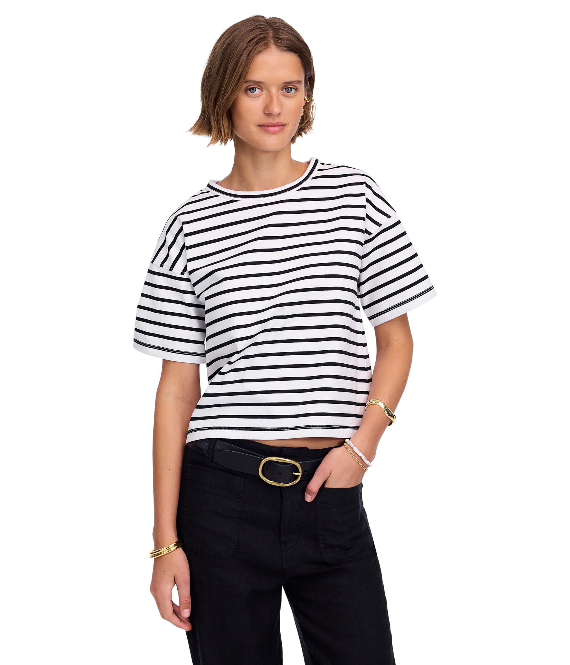 Футболка Madewell Structured Boxy Tee Stripe, белый
Футболка Madewell Structured Boxy Tee Stripe, белый
