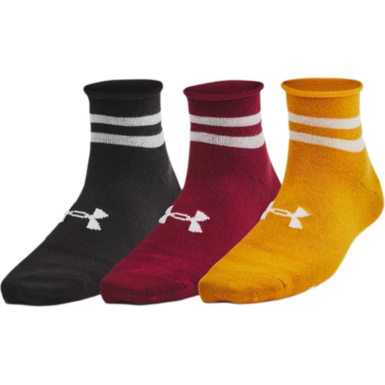 Женские носки Essential Mid-Calf 3 пары Under Armour (Темно-красный/Черный/Белый) 
Женские носки Essential Mid-Calf 3 пары Under Armour (Темно-красный/Черный/Белый)