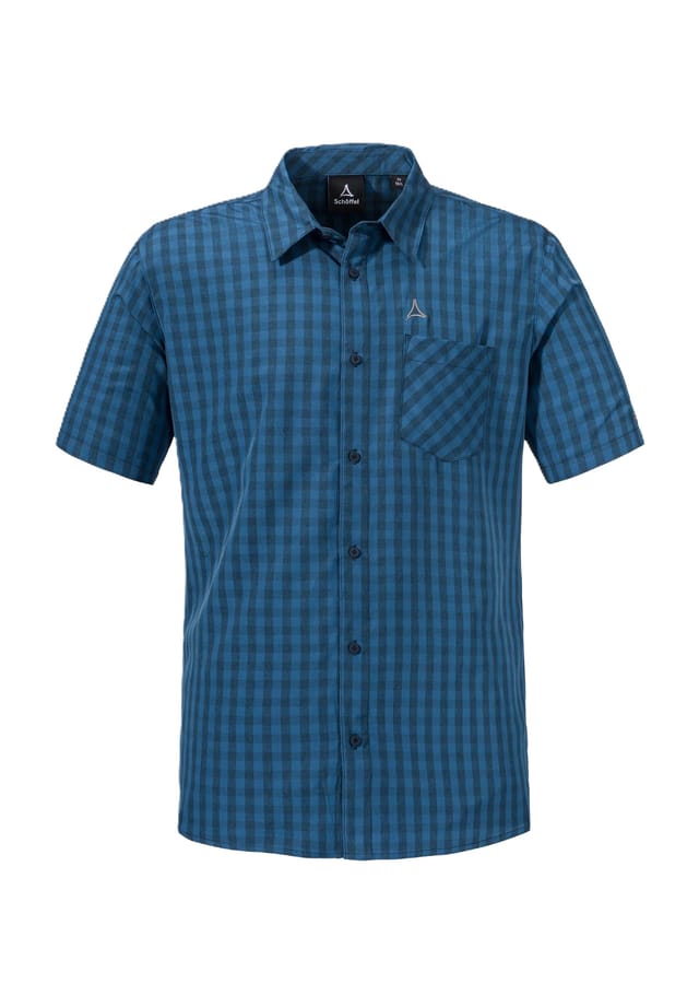 Повседневная рубашка "circ" прямого кроя с короткими рукавами и воротником-стойкой "Кент" SchöFfel, синий
Повседневная рубашка "circ" прямого кроя с короткими рукавами и воротником-стойкой "Кент" SchöFfel, синий
