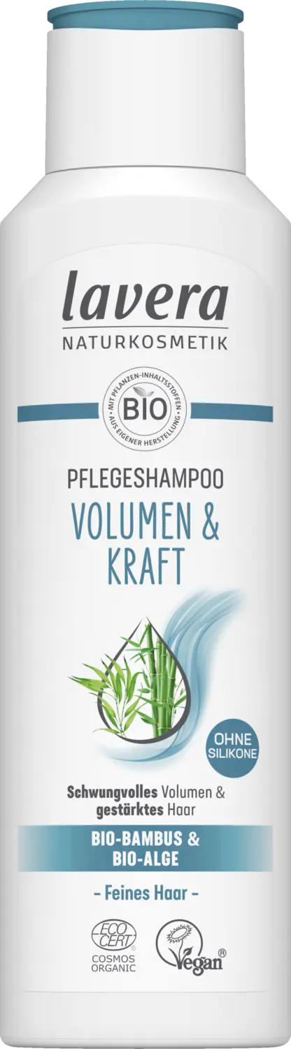 Шампунь lavera Pflegeshampoo Volumen & Kraft
Шампунь lavera Pflegeshampoo Volumen & Kraft