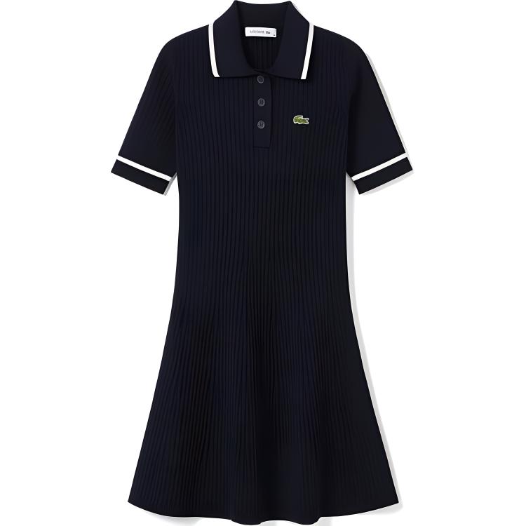 Хлопковое платье с логотипом LACOSTE, синий
Хлопковое платье с логотипом LACOSTE, синий