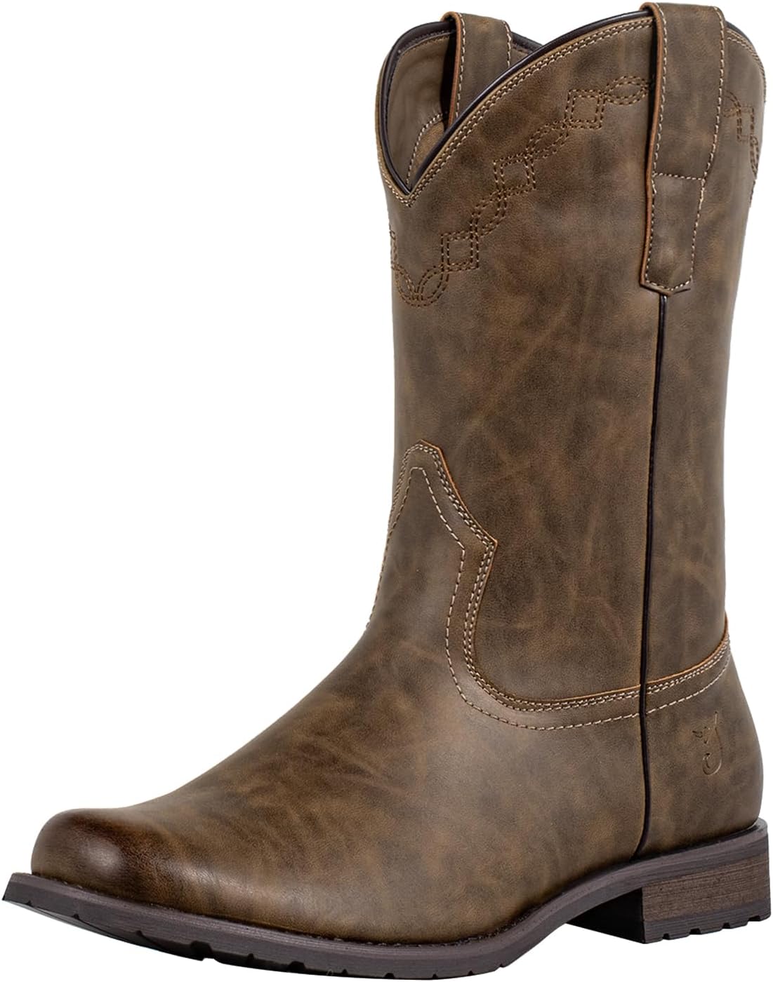 Мужские ковбойские сапоги J's.o.l.e с круглым носком, повседневные вестерн-сапоги, носимые типа «надеть и идти», мужские сапоги с противоскользящей подошвой J’S.O.L.E, коричневый
Мужские ковбойские сапоги J's.o.l.e с круглым носком, повседневные вестерн-сапоги, носимые типа «надеть и идти», мужские сапоги с противоскользящей подошвой J’S.O.L.E, коричневый