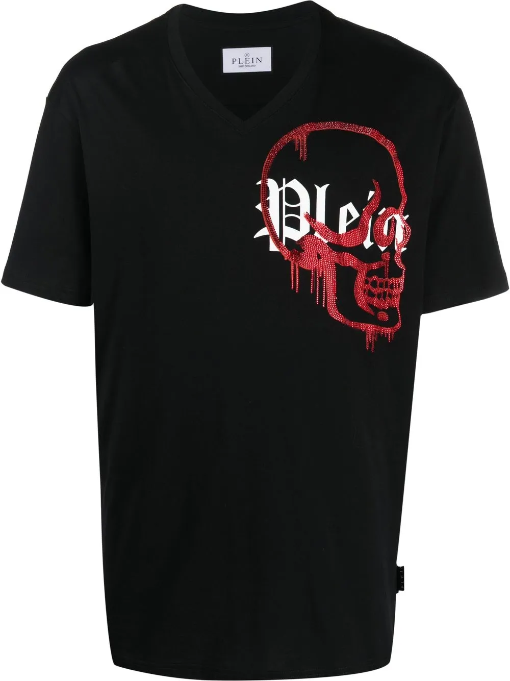 Футболка с V-образным вырезом и логотипом Philipp Plein, черный
Футболка с V-образным вырезом и логотипом Philipp Plein, черный
