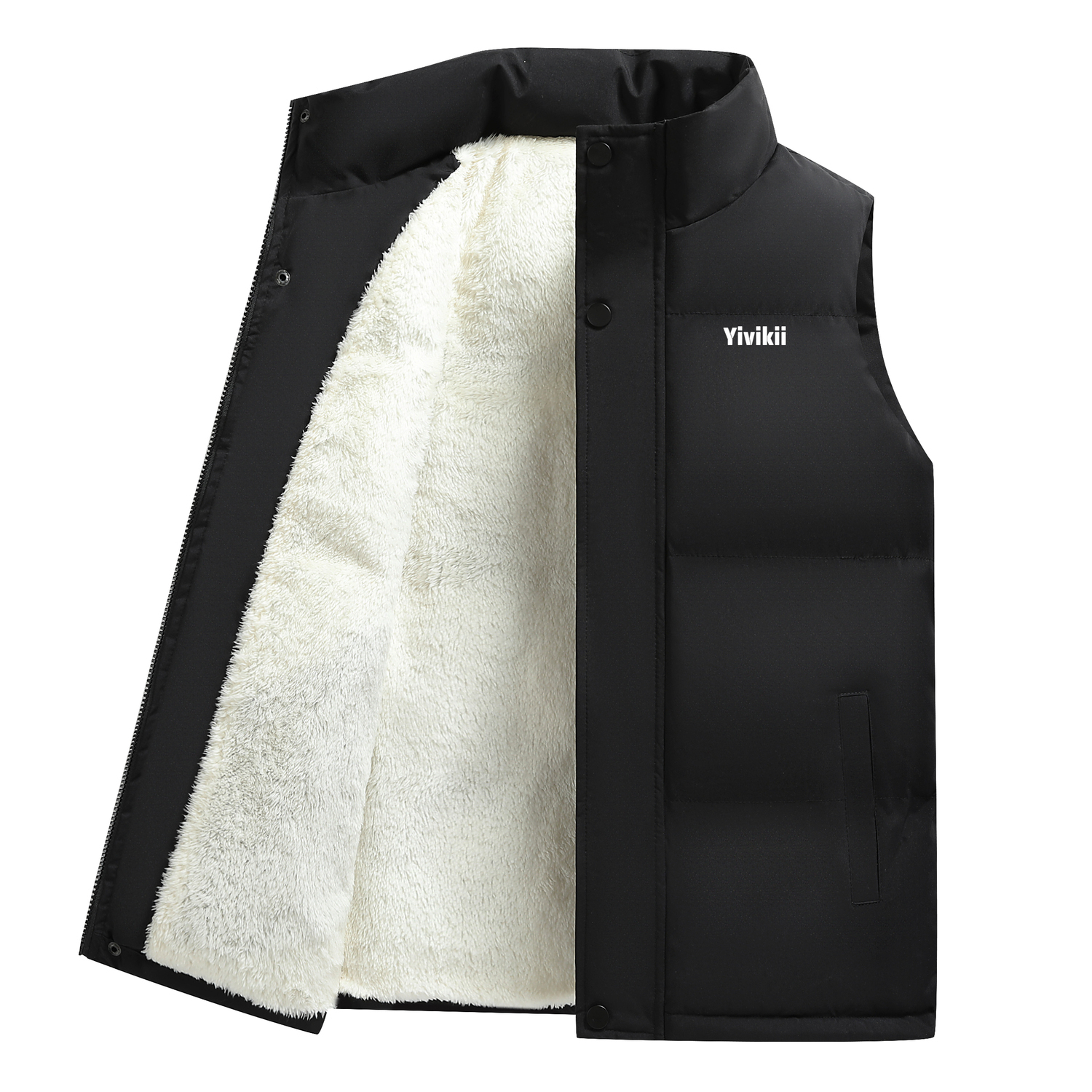 YIVIKII Жилет унисекс, Black (Fleece-Lined and Thickened)
YIVIKII Жилет унисекс, Black (Fleece-Lined and Thickened)