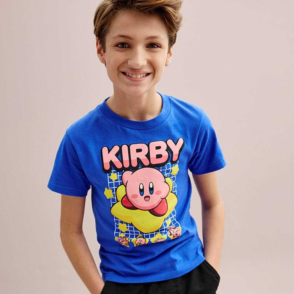 Футболка с рисунком Kirby Riding Warp Star для мальчиков 8–20 лет Licensed Character, синий
Футболка с рисунком Kirby Riding Warp Star для мальчиков 8–20 лет Licensed Character, синий