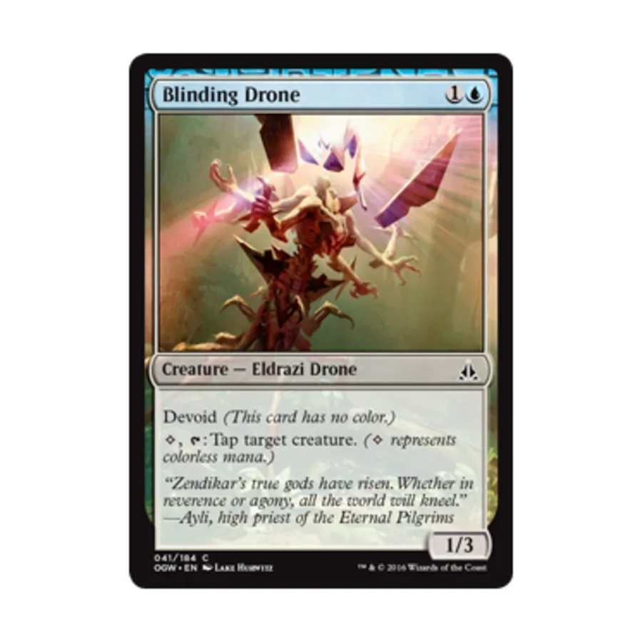 CCG Ослепляющий дрон (С) (Рольга), MTG - Oath of the Gatewatch
CCG Ослепляющий дрон (С) (Рольга), MTG - Oath of the Gatewatch