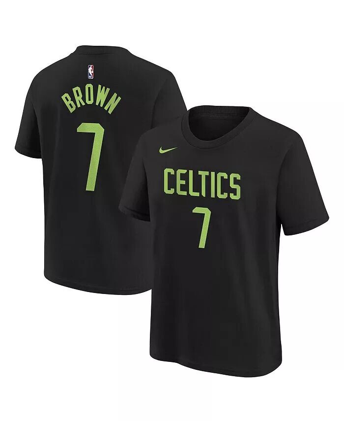 Футболка с именем и номером от Big Boys and Girls Jaylen Brown Black Boston Celtics 2024/25 City Edition Nike
Футболка с именем и номером от Big Boys and Girls Jaylen Brown Black Boston Celtics 2024/25 City Edition Nike
