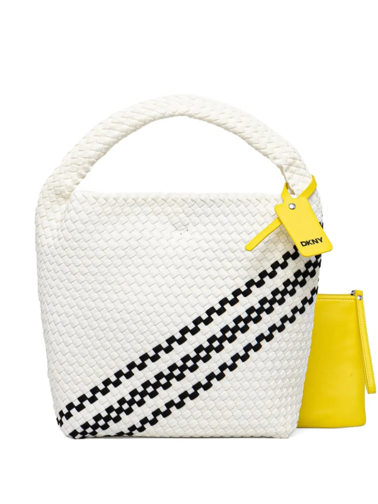 Сумка-тоут из переплетенной ткани DKNY, нейтральный
Сумка-тоут из переплетенной ткани DKNY, нейтральный