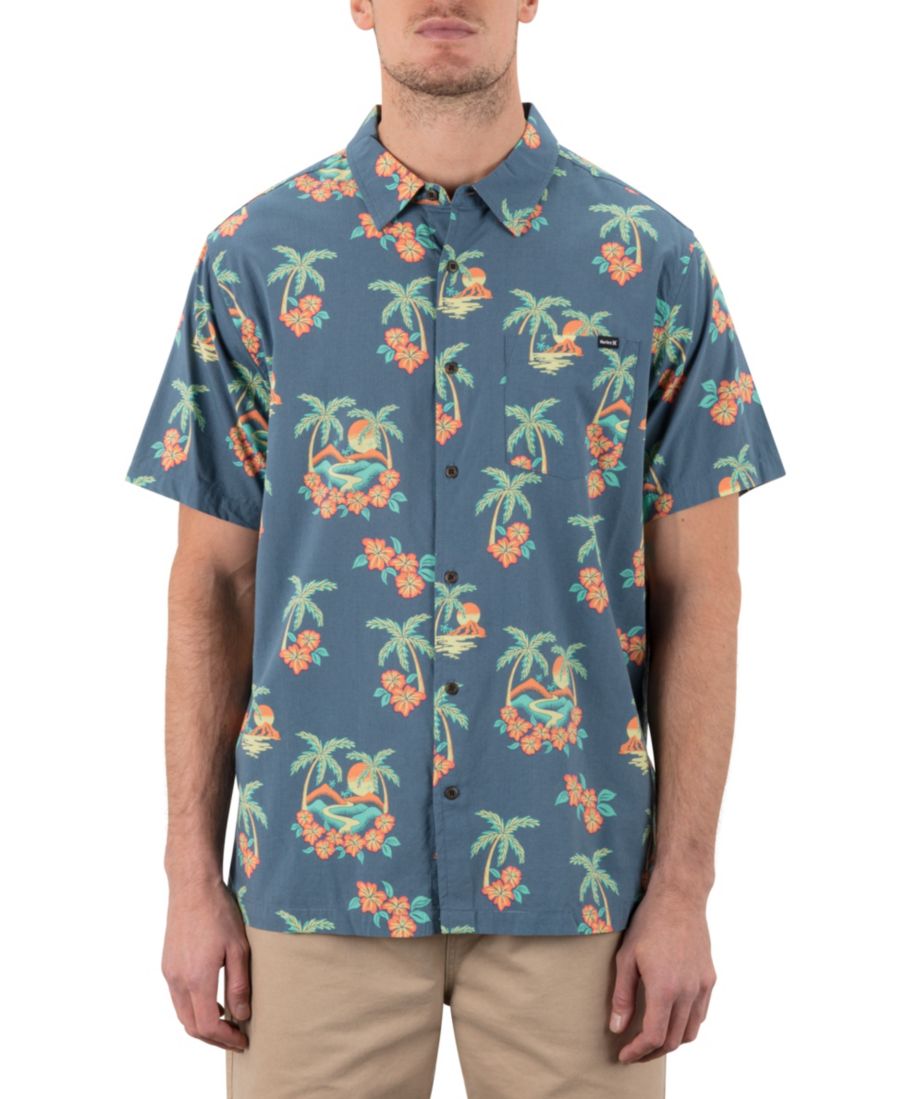 Мужская рубашка с коротким рукавом Rincon Hurley, Gray teal
Мужская рубашка с коротким рукавом Rincon Hurley, Gray teal