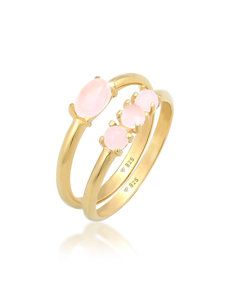 Elli Кольцо из серебра 925 пробы в золотой оправе
Elli Кольцо из серебра 925 пробы в золотой оправе