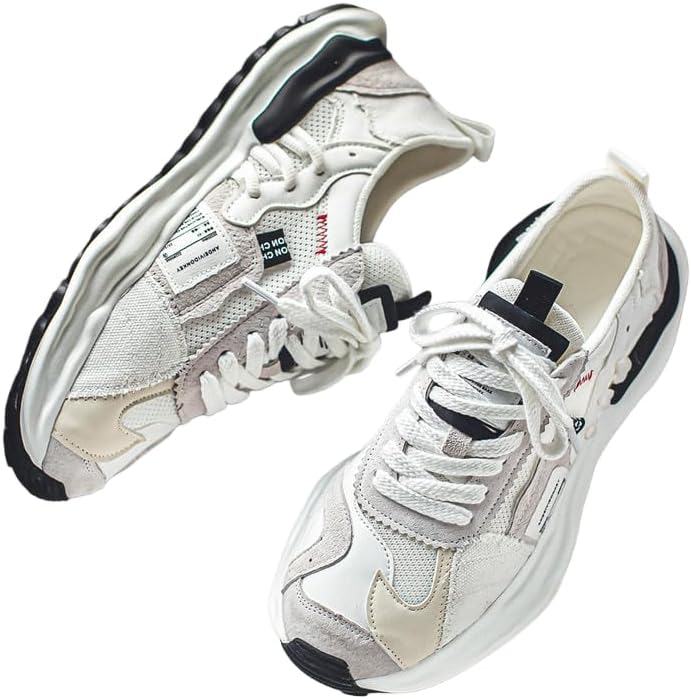 Удобные нескользящие прочные кроссовки с толстой подошвой, мужские стильные кеды в уличном стиле с цветными вставками, подходящие для активного отдыха на улице Hhhchpm, белый
Удобные нескользящие прочные кроссовки с толстой подошвой, мужские стильные кеды в уличном стиле с цветными вставками, подходящие для активного отдыха на улице Hhhchpm, белый