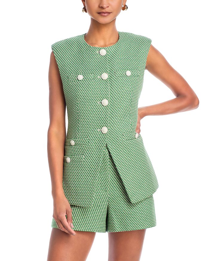 Жилет Tamara Angled Front Veronica Beard, зеленый
Жилет Tamara Angled Front Veronica Beard, зеленый