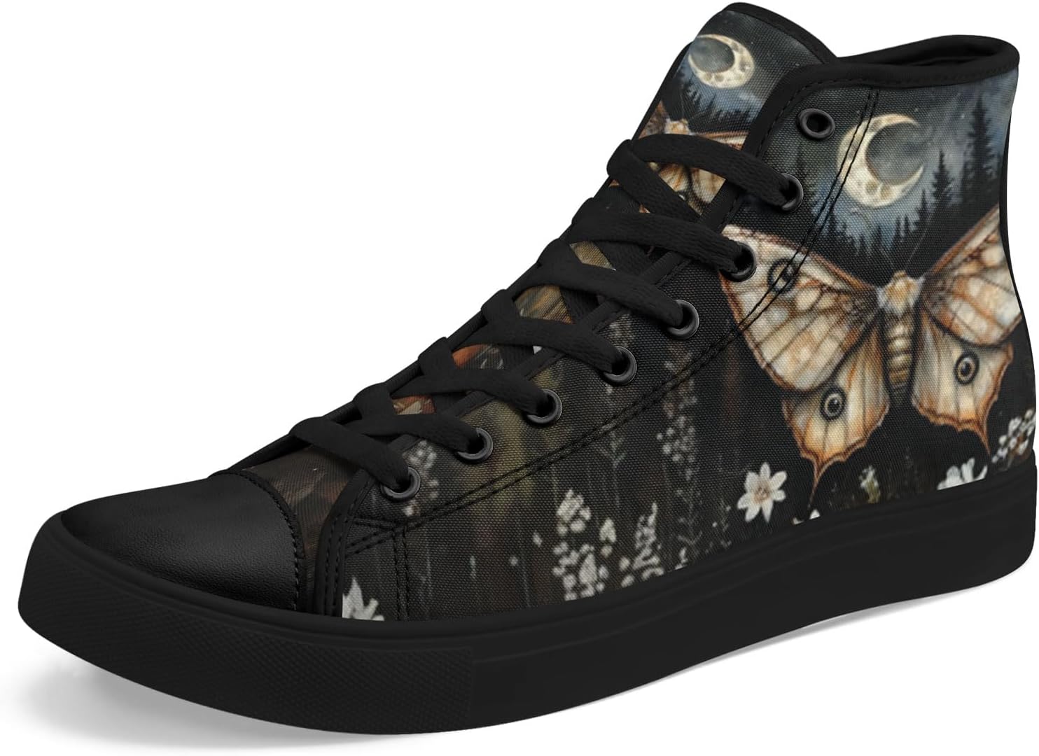 Кроссовки на высокой подошве AWSOLE Fashion из канвы для мужчин и женщин, унисекс, с принтом пчелы, бабочки, луны и цветов, легкие повседневные обувь на плоской подошве, черный/коричневый/серый/бежевый/светло-серый
Кроссовки на высокой подошве AWSOLE Fashion из канвы для мужчин и женщин, унисекс, с принтом пчелы, бабочки, луны и цветов, легкие повседневные обувь на плоской подошве, черный/коричневый/серый/бежевый/светло-серый